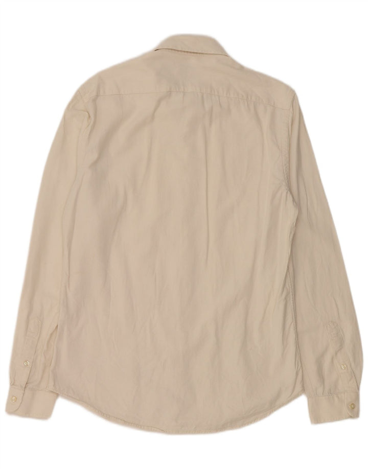 Zara Mens Relaxed Fit Shirt Medium Off White