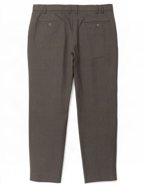 Marks & Spencer Mens Straight Regular Suit Trousers W38 L31 Grey Polyester