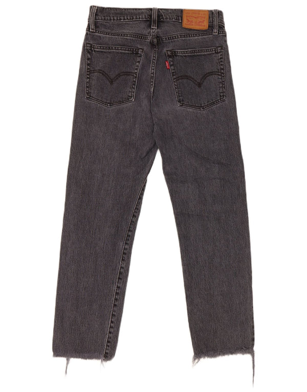 Levi's Vaqueros Rectos Mujer W27 L26 Algodón Gris