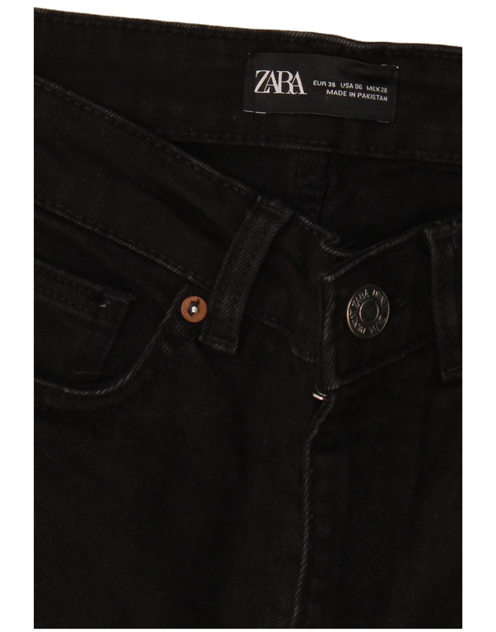 ZARA Γυναικείο Τζιν μποτάκι EU 38 Small W28 L25 Μαύρο