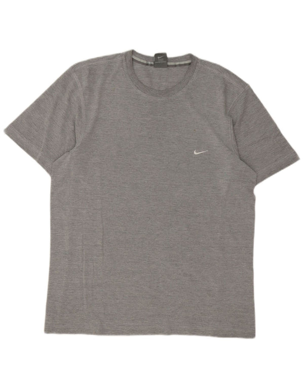 Nike Mens T-Shirt Top Large Grey