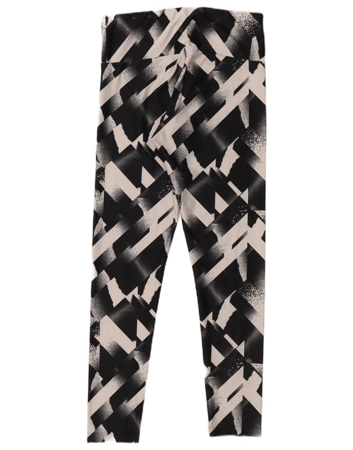 Leggings Puma da donna UK 12 medio nero geometrico