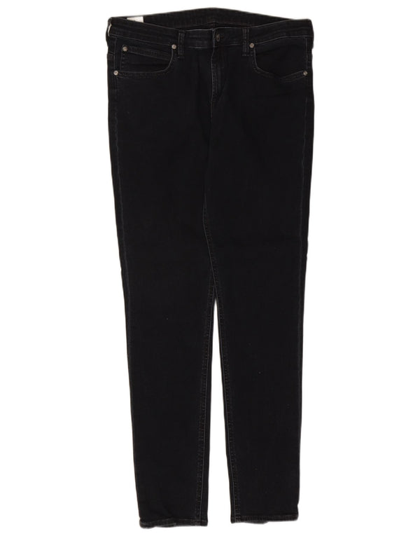 Damskie jeansy Lee Skinny W32 L30, czarne, bawełniane