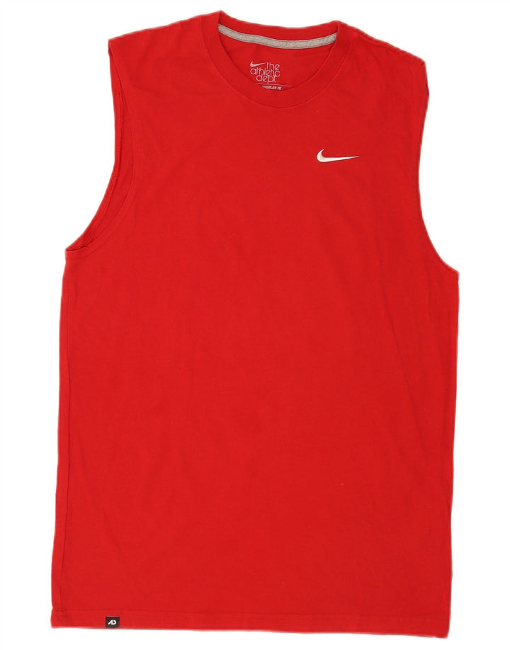 Colete Nike Masculino Regular Fit Top Médio Algodão Vermelho