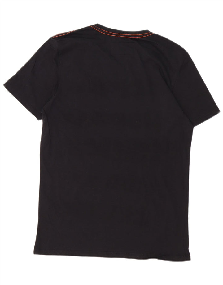 ANGELO LITRICO Mens Graphic T-Shirt Top Small Black Cotton