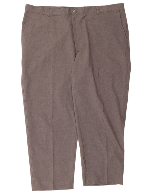 Farah Calça Chino Masculina Reta W48 L29 Poliéster Cinza