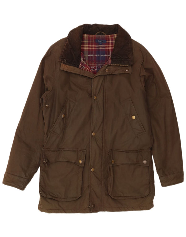 Gant Herre vokset bomuldsjakke UK 40 Large Khaki