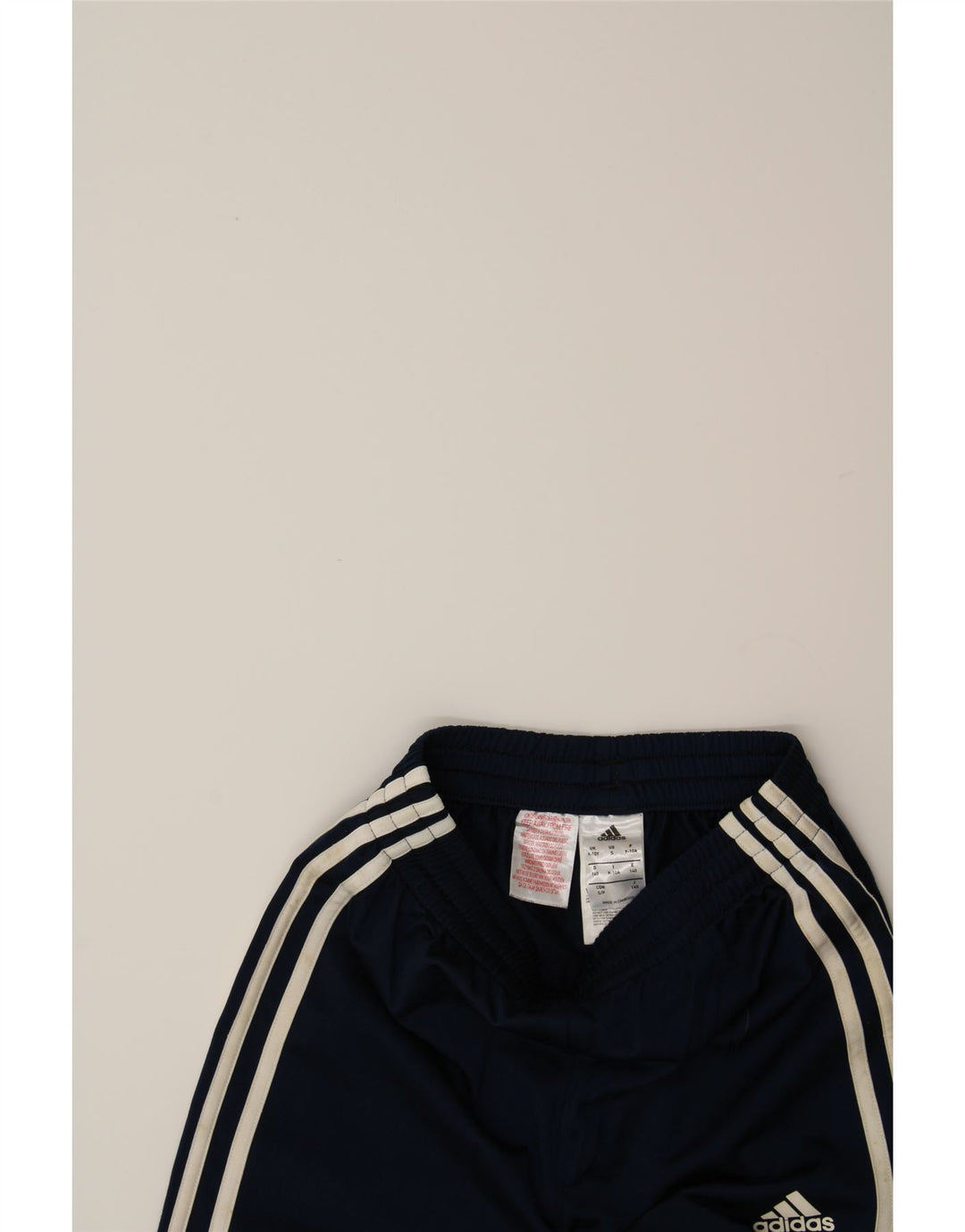 ADIDAS Boys Sport Shorts 9-10 Years  Navy Blue Polyester Vintage Adidas and Second-Hand Adidas from Messina Hembry 