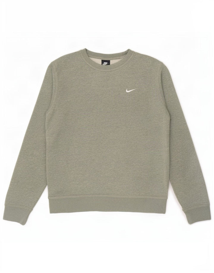 Ανδρικό φούτερ Nike Jumper, μεσαίο γκρι βαμβακερό