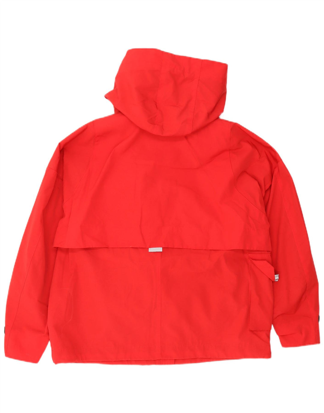 Zara Womens Hooded Oversized Padded Jacket UK 10 Small Red Polyester