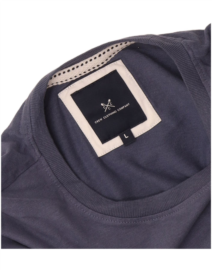 Crew Clothing T-shirt da uomo Top grande blu