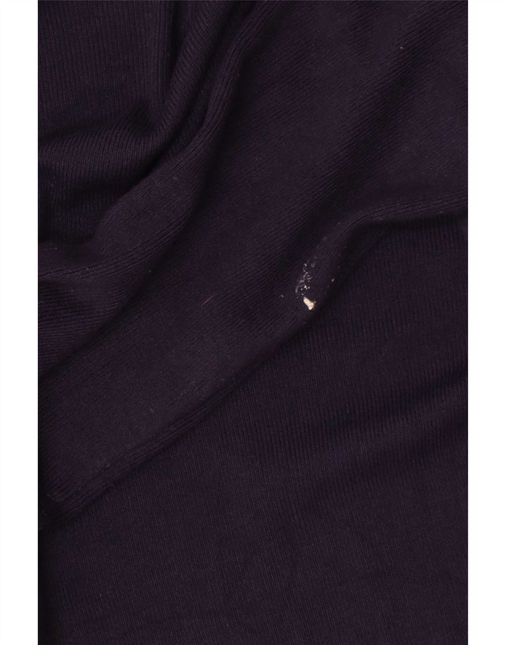 Marks & Spencer Womens Longline Cardigan Sweater UK 14 Medium Navy Blue