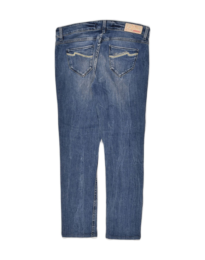 AMERICANINO Womens Slim Jeans W32 L26 Blue Cotton | Vintage Americanino | Thrift | Second-Hand Americanino | Used Clothing | Messina Hembry 