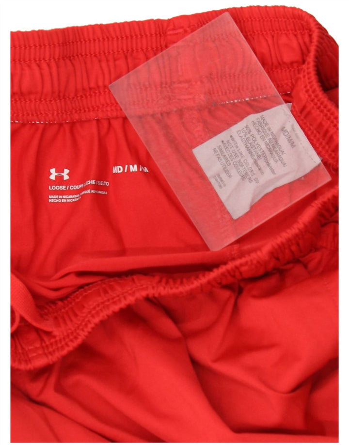 UNDER ARMOUR Herren-Sportshorts Mittelrotes Farbblock-Polyester