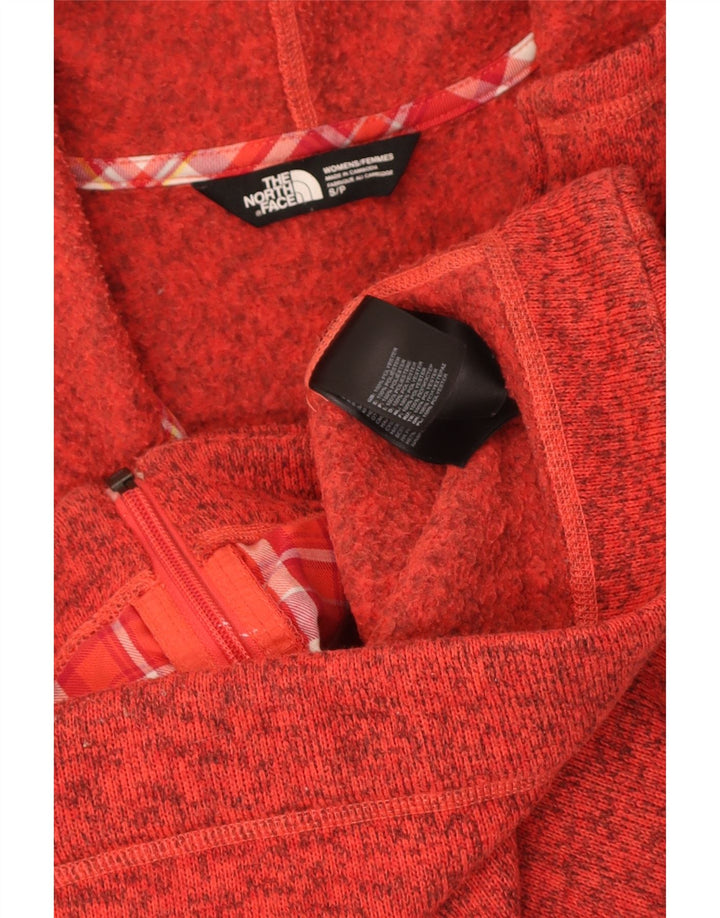 The North Face Womens Tracksuit Top Jacket UK 10 Small Red Flecked