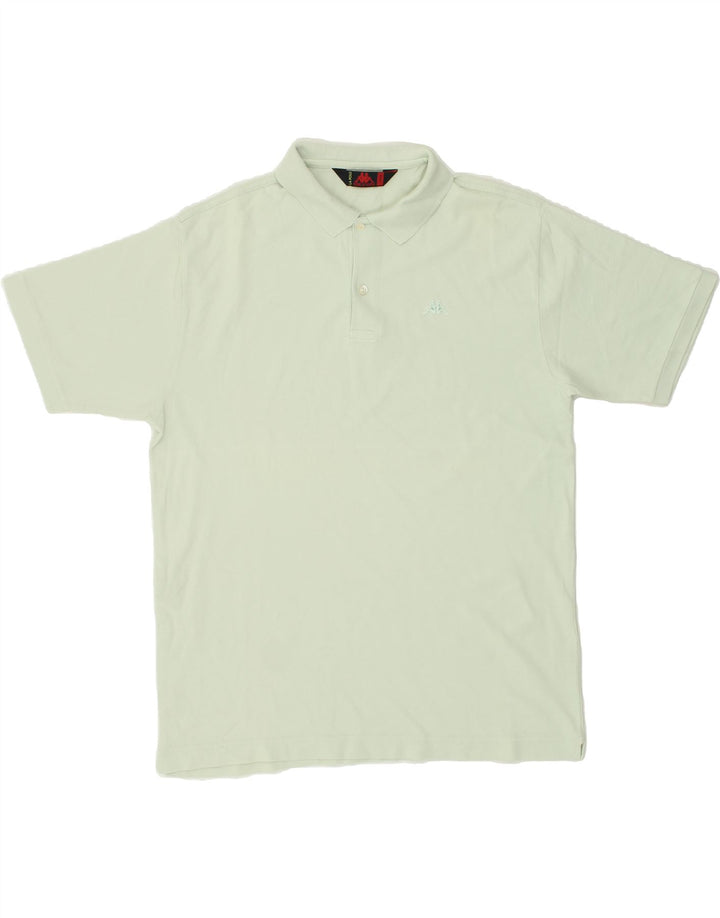 KAPPA Mens Polo Shirt Large Green Cotton | Vintage Kappa | Thrift | Second-Hand Kappa | Used Clothing | Messina Hembry 