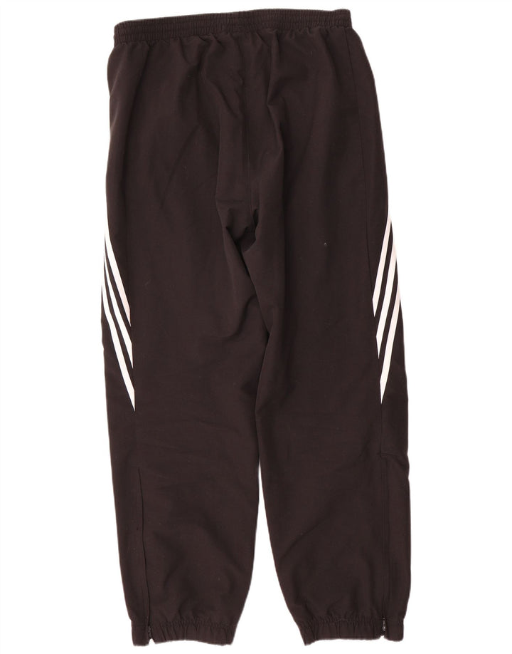 Adidas Mens Tracksuit Trousers Joggers Large Black Polyester