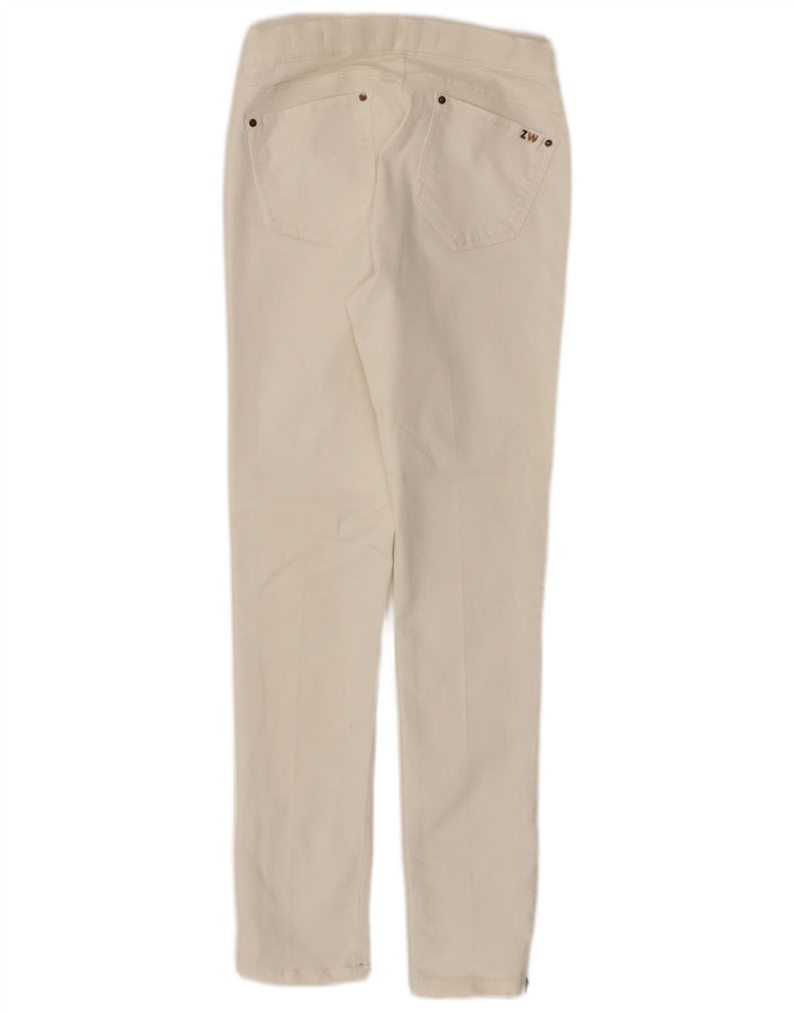 Zara Dame Slim Jeans EU 38 Small W28 L28 Hvid