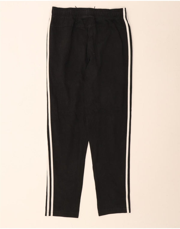 Adidas Mens Tracksuit Trousers Medium Black Cotton