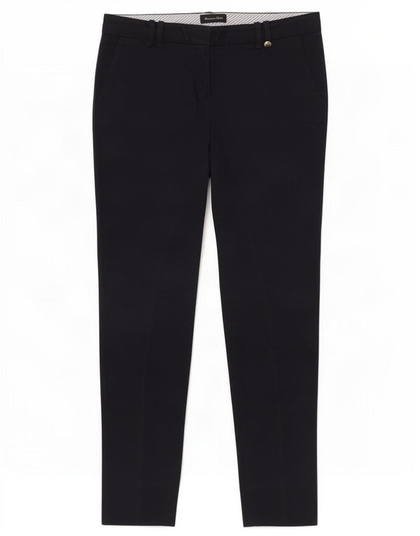 Massimo Dutti Slim Chino-Hose für Damen, EU 38, Größe S, W28, L29, Marineblau