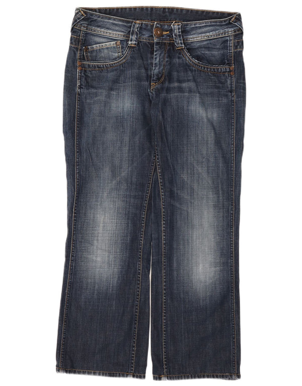 PEPE Jeans Womens Loose W31 L34 Blue Bumbac