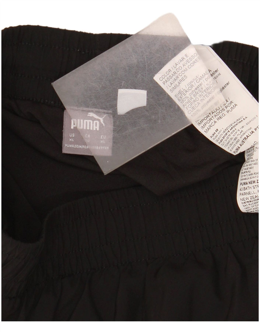 Puma Womens Sport Shorts UK 18 XL Black Polyester