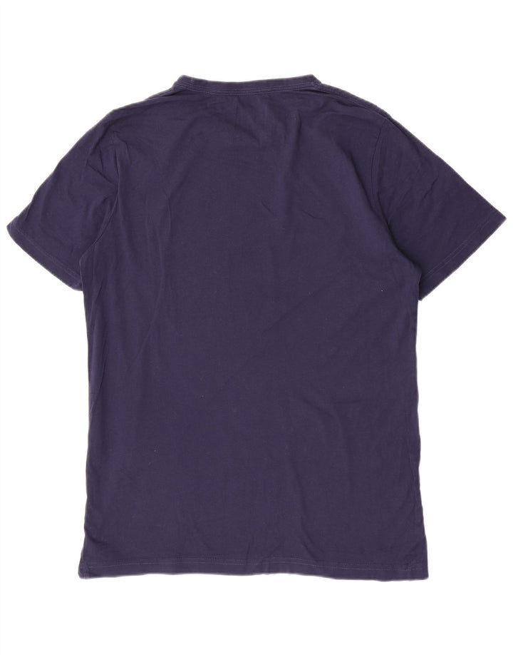 Puma Mens Graphic T-Shirt Top Large Navy Blue