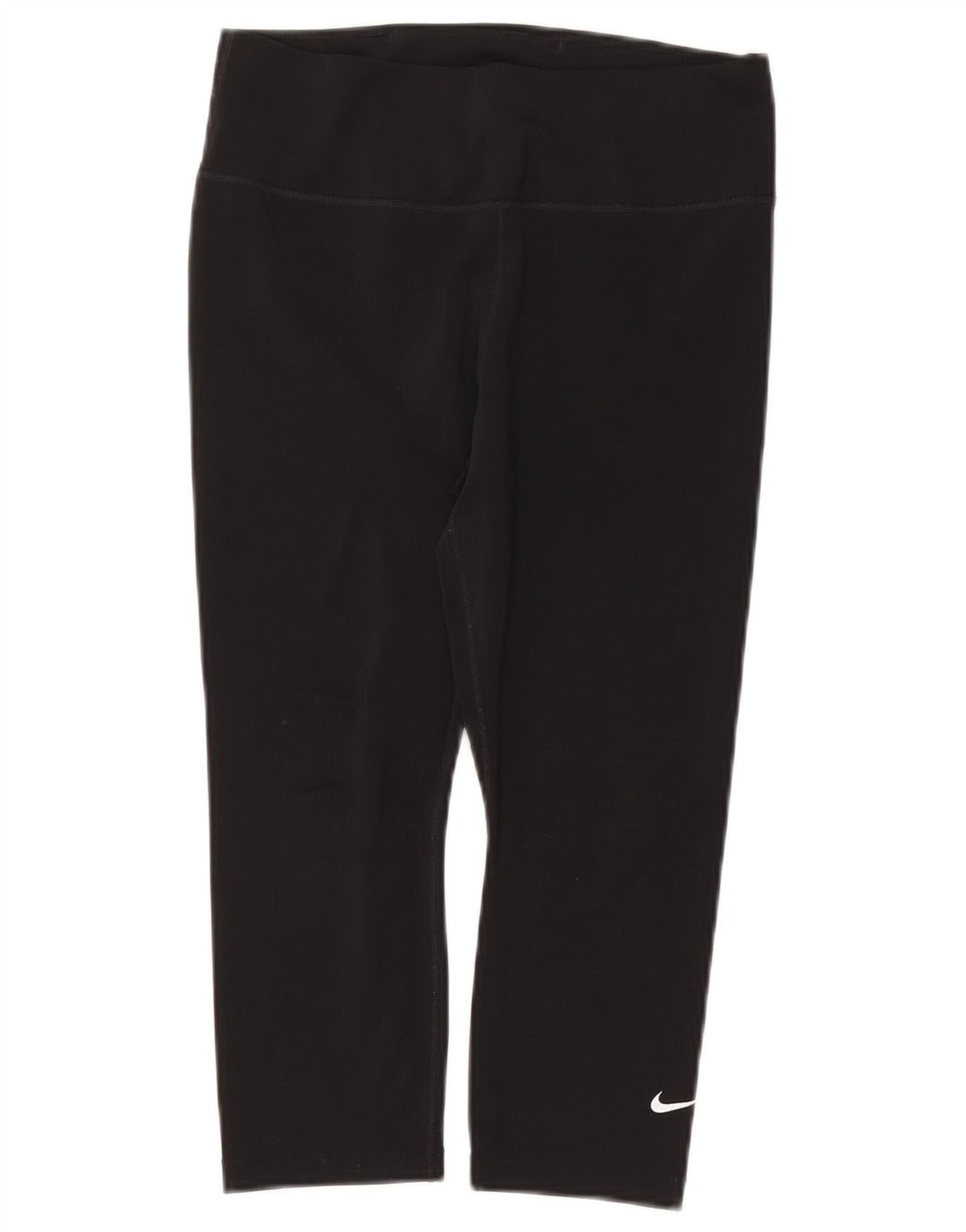 Γυναικείο κολάν NIKE Dri Fit Capri UK 12 μεσαίο μαύρο πολυεστέρας