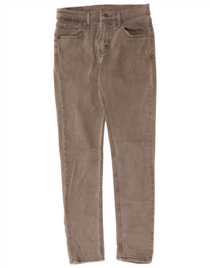 Levi's Mens 512 Slim Tapered Jeans W30 L32 Grey Cotton