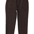 ZARA Slim Cropped Bukser til kvinder EU 40 Medium W30 L23 Grå Houndstooth