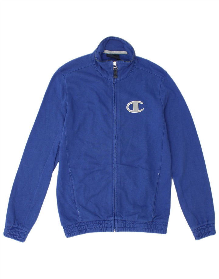 Giacca da tuta da ragazzo Champion 9-10 anni in cotone blu medio