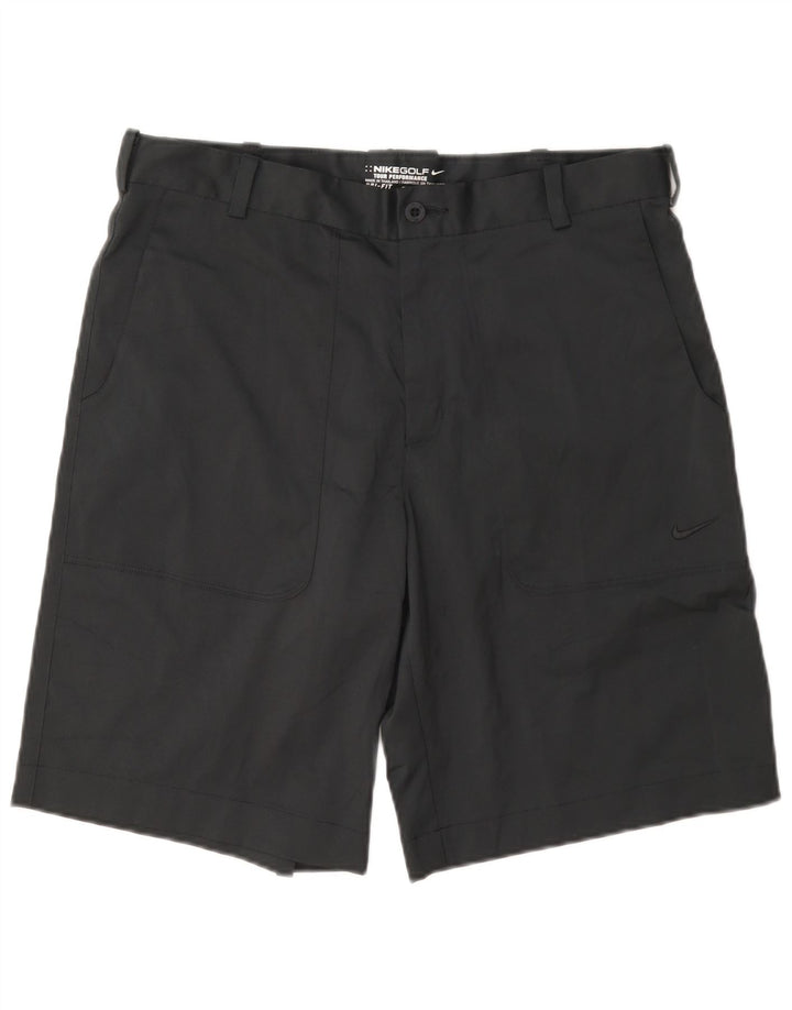 Pantaloncini chino Nike Dri Fit da uomo W32 medio nero poliestere