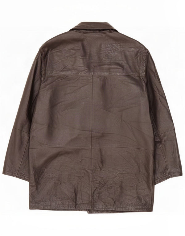 Lavorazione Artigianale Chaqueta de cuero para hombre IT 52 XL Negro