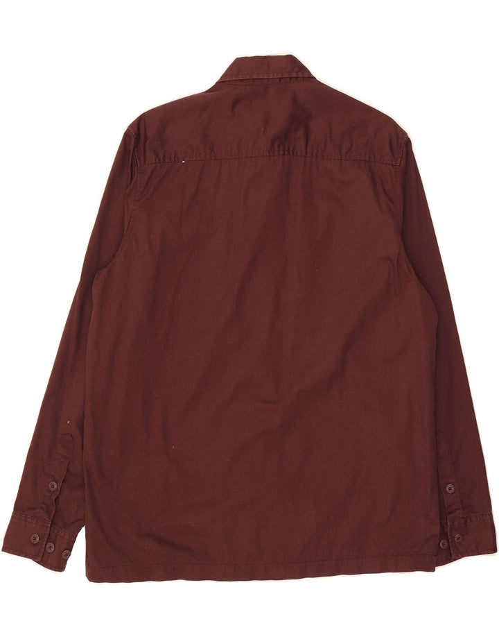 PEPE JEANS Mens Shirt Large Burgundy Cotton Vintage PEPE Jeans and Second-Hand PEPE Jeans from Messina Hembry 