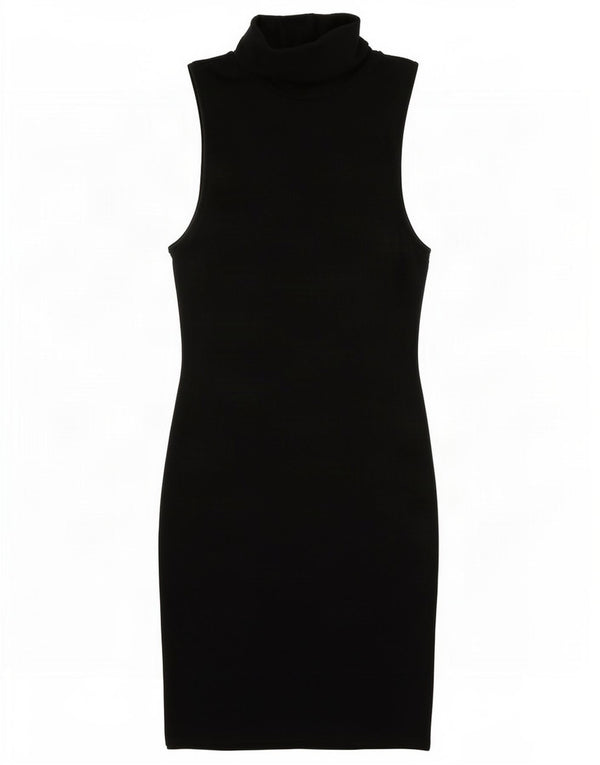 Abito aderente senza maniche da donna Zara UK 12 medio nero