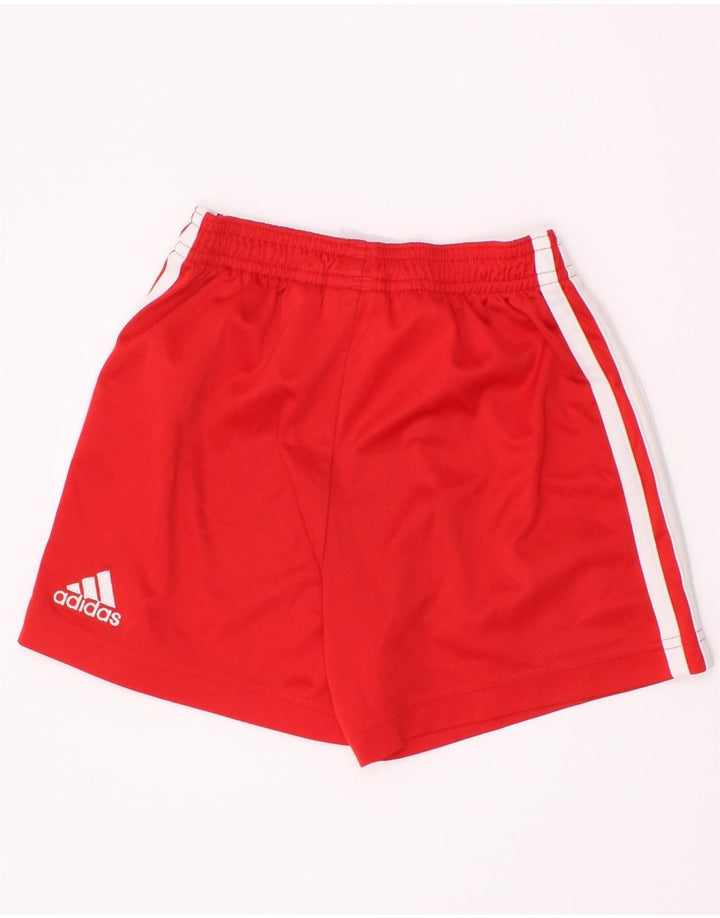 Adidas Boys Liverpool Graphic Sport Shorts 3-4 Years Red Polyester