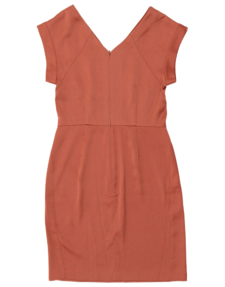All Saints Vestido ajustado para mujer UK 8 Pequeño Poliéster rojo