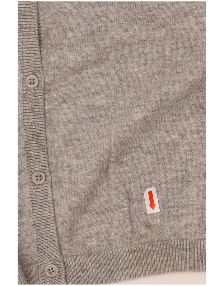 GANT Womens Cardigan Sweater UK 10 Small Grey Cotton