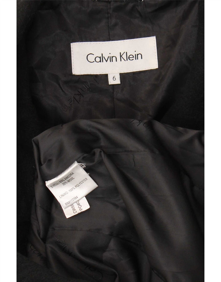 Γυναικείο παλτό Calvin Klein US 6 Medium Black Angora