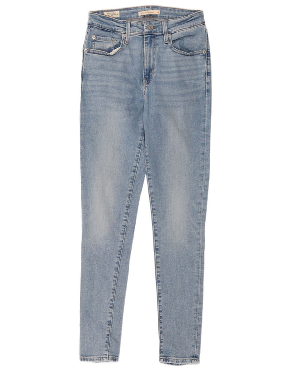 Levi's Womens 721 High Rise Skinny Jeans W28 L30 Blue Cotton