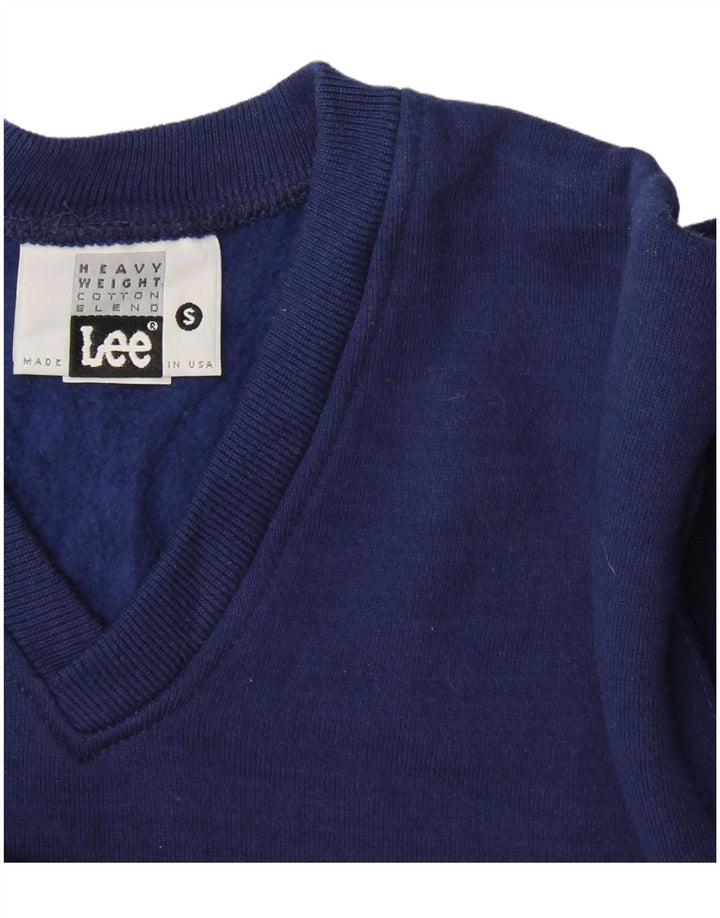 Lee Sweatshirt til mænd, lille marineblå bomuld