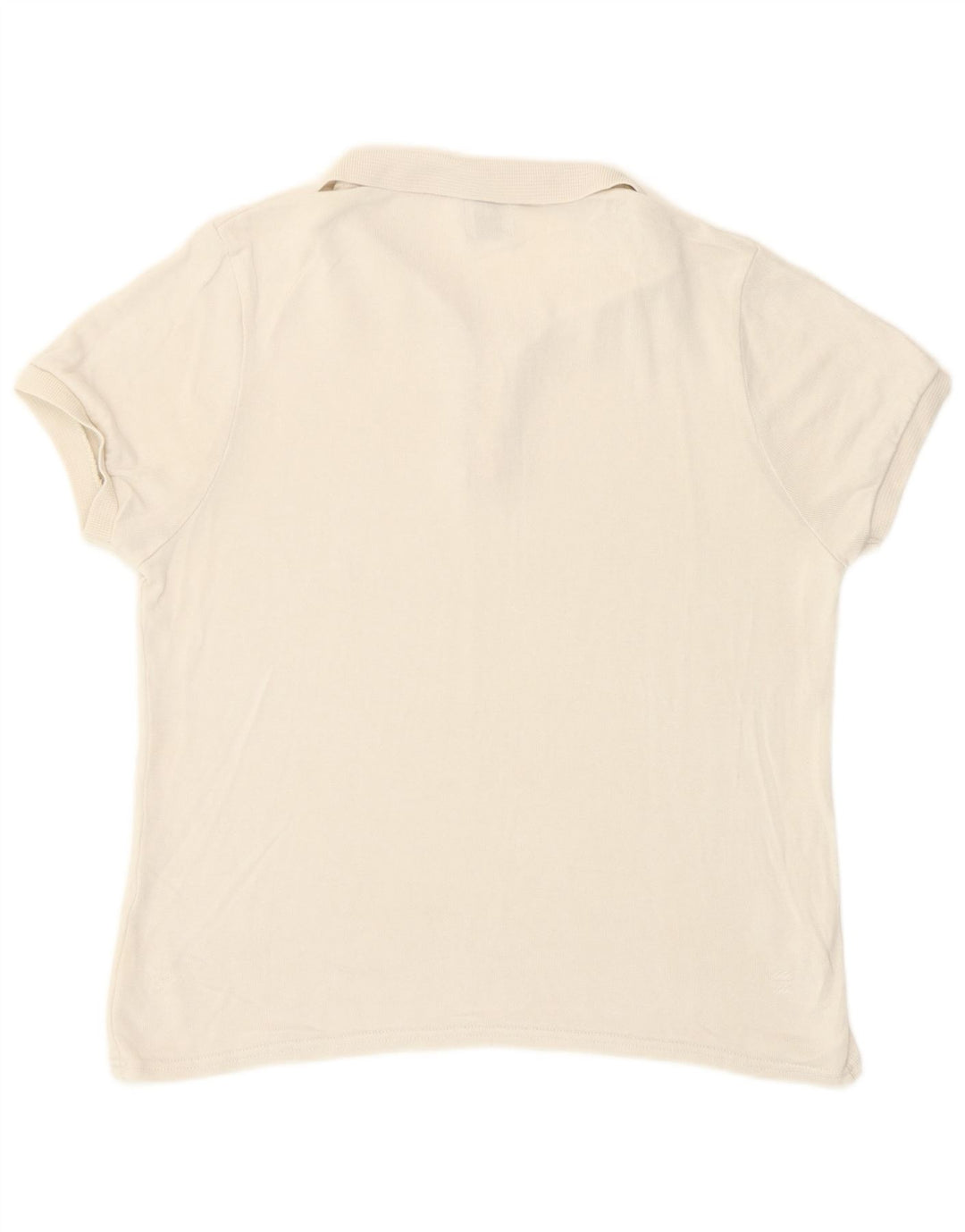 Zara Dame Polo Shirt UK 12 Medium Beige