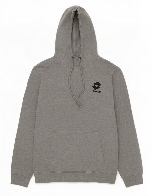 Lotto Mens Hoodie Jumper από βαμβακερό μικρό γκρι φλιτζάνι