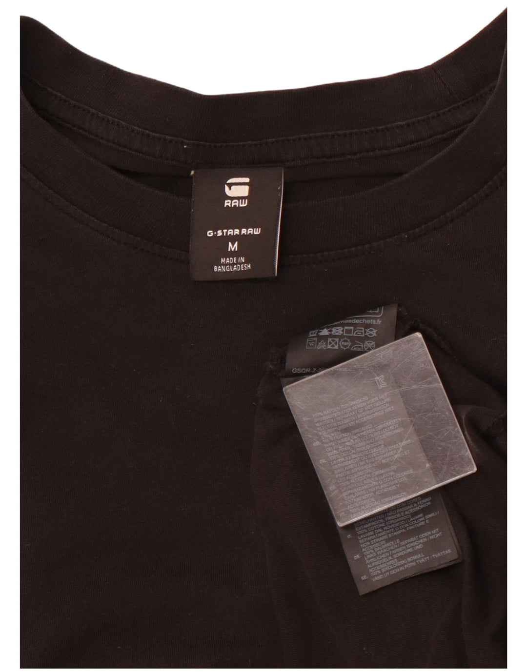 G-STAR Herren T-Shirt Top Mittelschwarze Baumwolle