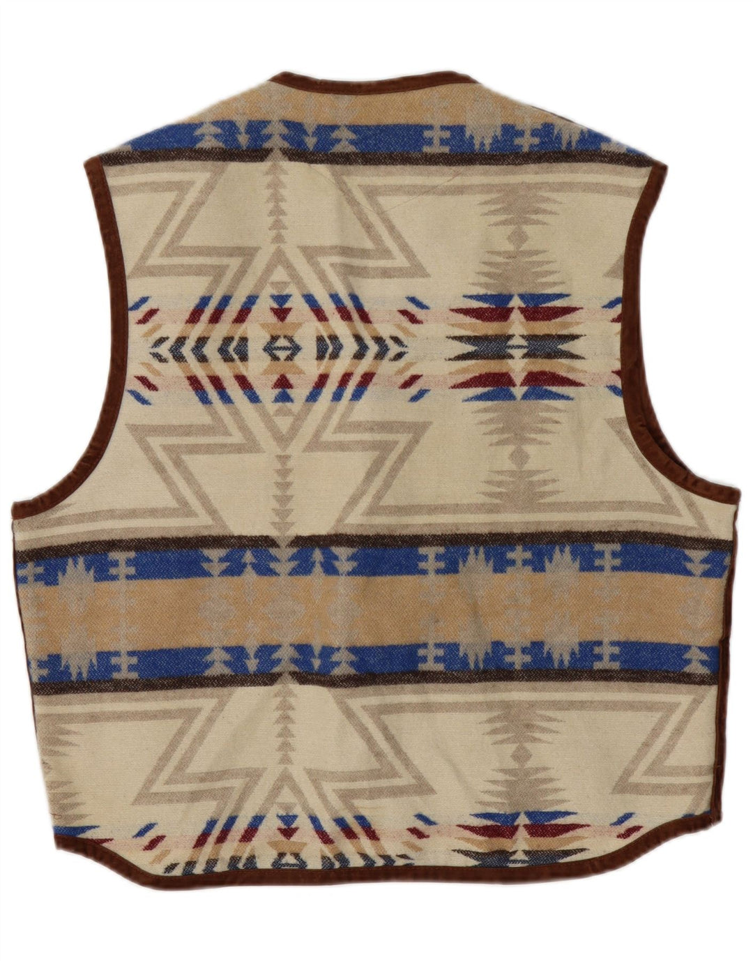 MULTIBLU Herrevest UK 40 Large Beige Fair Isle