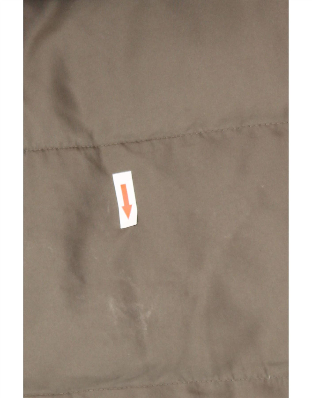 Cappotto imbottito con cappuccio da donna Michael Kors UK 14 medio poliestere kaki invernale