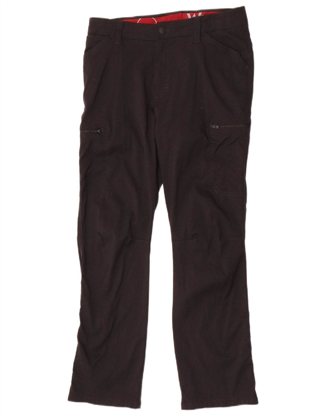 Wrangler Mens Slim Cargo Trousers W32 L30 Black Nylon