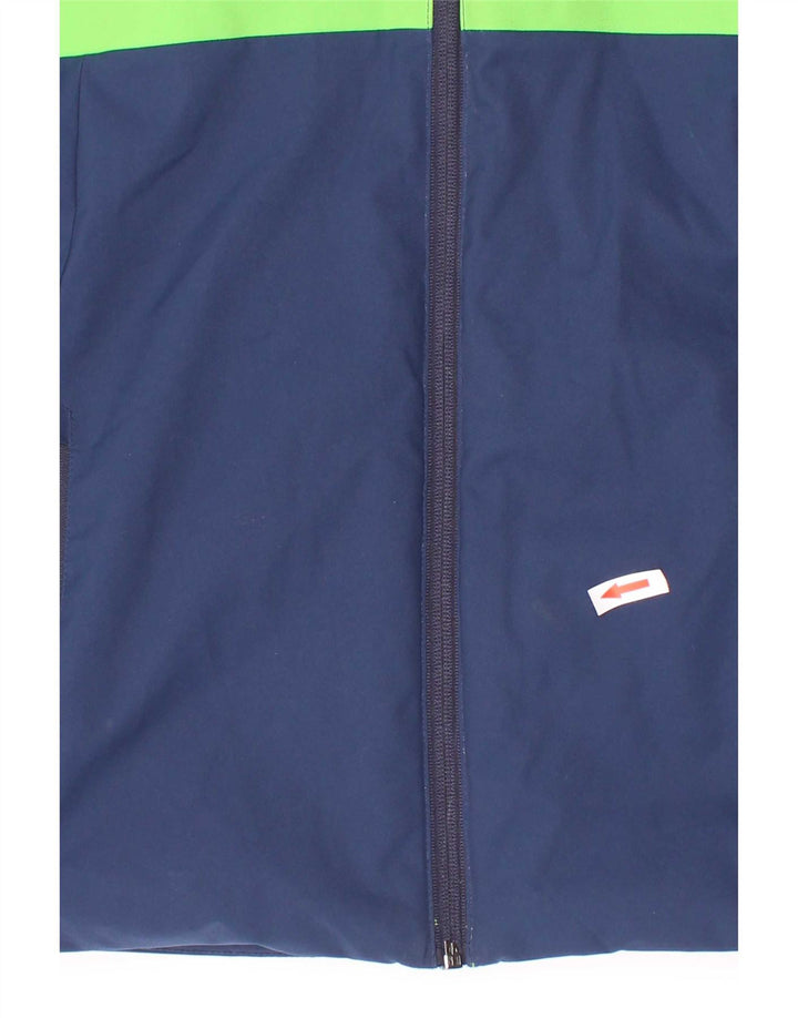 Giacca imbottita con cappuccio Colmar per ragazzi 9-10 anni in poliestere color block blu navy