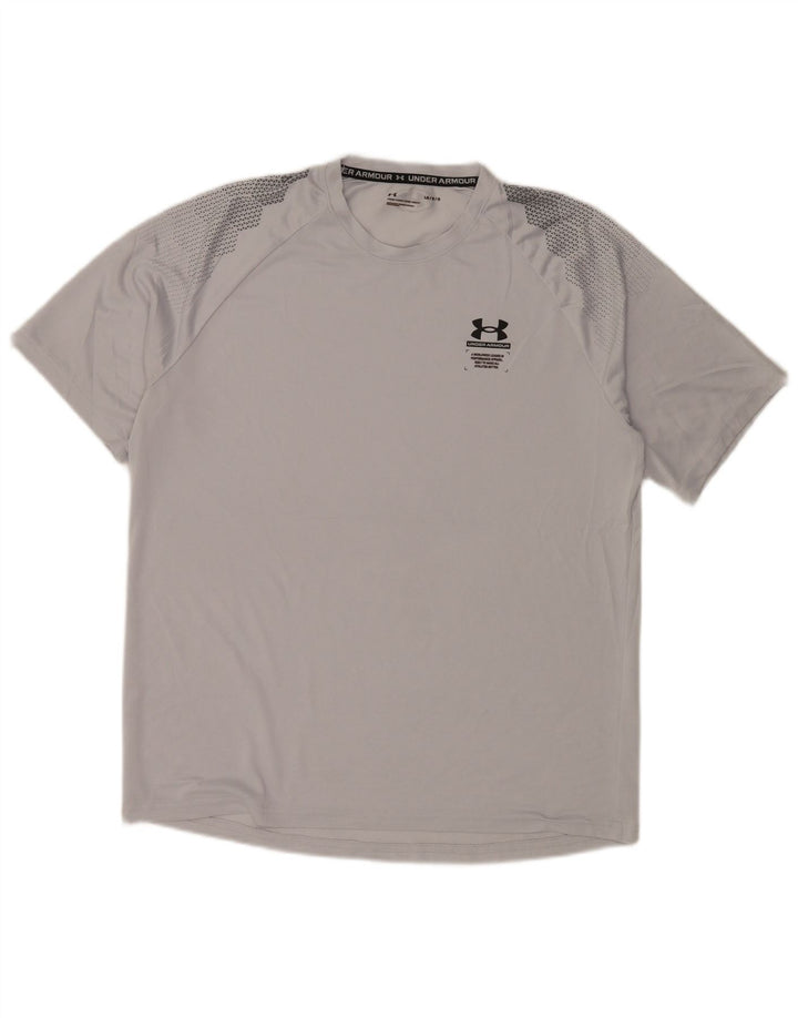Tricou Under Armour pentru bărbați Top Large Gri Geometric