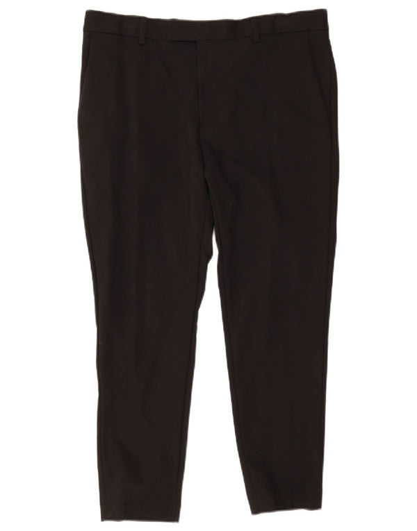Pantaloni chino slim da uomo Pierre Cardin IT 46 Large W34 L24 cotone nero